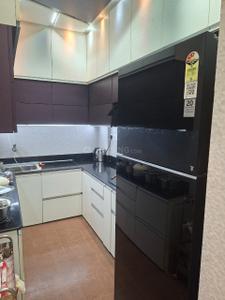 Kitchen Image of 1241 Sq.ft 3 BHK Apartment / Flat for rent in Aatreyee Indrakshinee, Kamardanga Kolkata for Rs. 35000