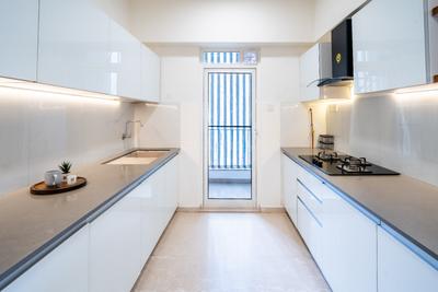 Kitchen Image of 1450 Sq.ft 4 BHK Apartment / Flat for sale in Godrej The Trees, Vikhroli East Mumbai for Rs. 74100000