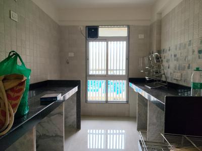 Kitchen Image of 715 Sq.ft 2 BHK Apartment / Flat for rent in Shristi Residency Phase 1, Jogeshwari East Mumbai for Rs. 65000