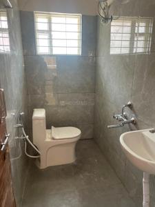 Bathroom Image of 500 Sq.ft 1 BHK Builder Floor for rent in HSR Layout Bengaluru for Rs. 24500