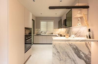 Kitchen Image of 1600 Sq.ft 3 BHK Apartment / Flat for sale in Mantra Residencies Mayfair Residences Phase 2, Kondhwa Pune for Rs. 22000000