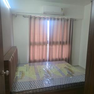 Bedroom Image of 1450 Sq.ft 3 BHK Apartment / Flat for rent in Adani Amogha, Shantigram Ahmedabad for Rs. 55000