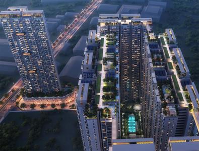Image of 1508 Sq.ft 3 BHK Apartment / Flat for sale in Urbanrise Sky Habitat, Miyapur, Hyderabad for Rs. 13000000