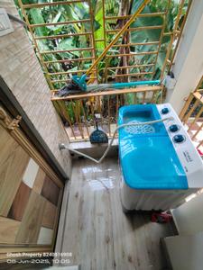Balcony Image of 1050 Sq.ft 2 BHK Builder Floor for rent in New Town Kolkata for Rs. 30000