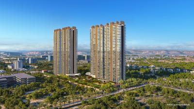 Image of 1985 Sq.ft 3 BHK Apartment / Flat for sale in Conscient Parq, Sector 80, Gurgaon for Rs. 33700000