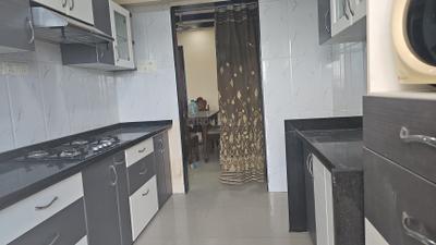 Kitchen Image of 1350 Sq.ft 3 BHK Apartment / Flat for rent in Pruthvi Manisha Paradise, Kalamboli Navi Mumbai for Rs. 40000