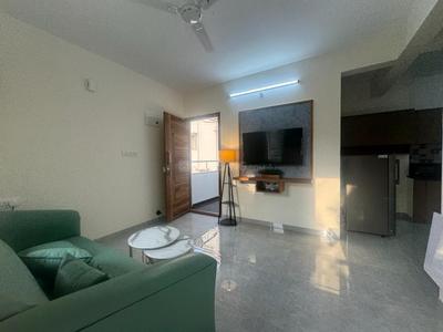 Hall Image of 600 Sq.ft 1 BHK Apartment / Flat for rent in Indira Nagar Bengaluru for Rs. 40000