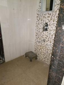 Common Bathroom Image of 660 Sq.ft 1 BHK Apartment / Flat for rent in Shreeji Phoenix Nest, Kalamboli Navi Mumbai for Rs. 18000