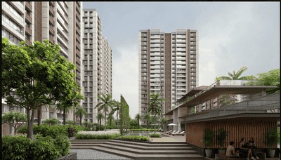 Image of 1700 Sq.ft 4 BHK Apartment / Flat for sale in Indraprasth Shivanta, Ambli, Ahmedabad for Rs. 26000000