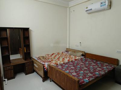 Bedroom Image of 500 Sq.ft 1 BHK Apartment / Flat for rent in Mahalakshmi Nagar Indore for Rs. 14000