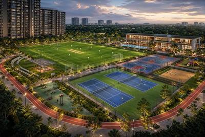 Image of 1245 Sq.ft 2 BHK Apartment / Flat for sale in Tata Orbis Phase 1, Ghansoli, Navi Mumbai for Rs. 18500000