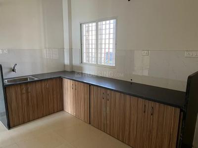 Kitchen Image of 1500 Sq.ft 3 BHK Builder Floor for rent in Mahalakshmi Nagar Indore for Rs. 25000