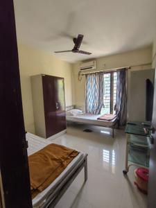 Bedroom Image of 1250 Sq.ft 2 BHK Apartment / Flat for rent in Bhairaav Signature, Belapur CBD Navi Mumbai for Rs. 60000