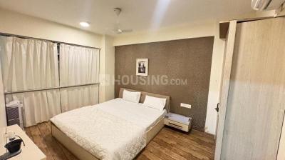 Bedroom Image of 900 Sq.ft 2 BHK Apartment / Flat for rent in Rajhans Belliza, Vesu Surat for Rs. 22000