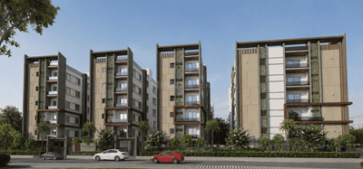 Image of 1746 Sq.ft 3 BHK Apartment / Flat for sale in Vardhan Green Oaks Block C, Kapra, Secunderabad for Rs. 10203000