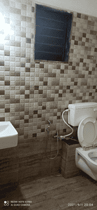Bathroom Image of 1075 Sq.ft 2 BHK Apartment / Flat for sale in Shubham Green City, Bagwada Vapi for Rs. 2600000