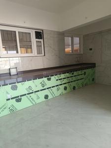 Kitchen Image of 1350 Sq.ft 3 BHK Apartment / Flat for rent in Garve Omega Paradise N Wing 57 Mid Town, Wakad Pune for Rs. 45000