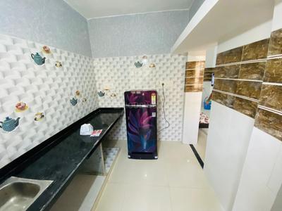 Kitchen Image of 990 Sq.ft 2 BHK Apartment / Flat for rent in Shyamal Ahmedabad for Rs. 22000