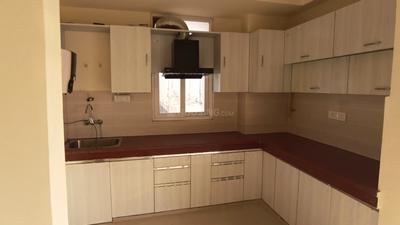 Kitchen Image of 1600 Sq.ft 3 BHK Apartment / Flat for rent in Balaji Buddha Heights, Sarnath Varanasi for Rs. 25000