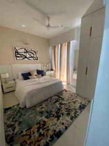 Bedroom Image of 580 Sq.ft 1 RK Studio for rent in L And T Raintree Boulevard, Sahakara Nagar Bengaluru for Rs. 47000