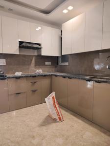 Kitchen Image of 1200 Sq.ft 3 BHK Builder Floor for rent in Rajpur New Delhi for Rs. 35000