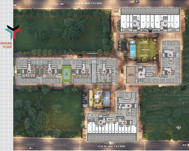 Image of 1800 Sq.ft 3 BHK Apartment / Flat for sale in Vaishno Devi Circle, Ahmedabad for Rs. 7600000