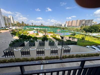 Balcony Image of 1320 Sq.ft 3 BHK Apartment / Flat for rent in Ramky One Karnival, Electronic City Bengaluru for Rs. 45000