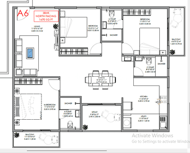 Image of 1350 Sq.ft 3 BHK Apartment / Flat for sale in K R Puram, Bengaluru for Rs. 7000000