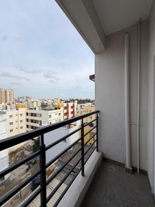Balcony Image of 680 Sq.ft 1 BHK Builder Floor for rent in HSR Layout Bengaluru for Rs. 36000