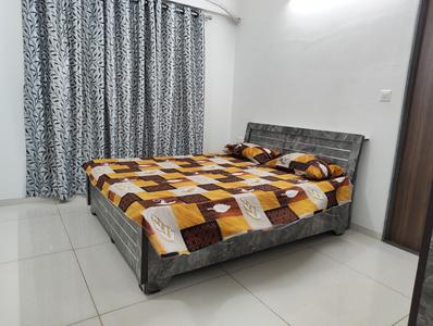 Bedroom Image of 1500 Sq.ft 3 BHK Apartment / Flat for rent in Adani Amogha, Shantigram Ahmedabad for Rs. 48000