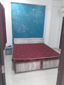 Bedroom Image of 500 Sq.ft 1 BHK Builder Floor for rent in Mahalakshmi Nagar Indore for Rs. 17000