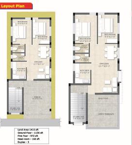 Image of 2400 Sq.ft 4 BHK Villa for sale in Satyabhamapur, Bhubaneswar for Rs. 10000000