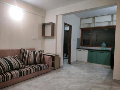 Living Room Image of 600 Sq.ft 1 BHK Apartment / Flat for rent in Om Sai, Marathahalli Bengaluru for Rs. 26000