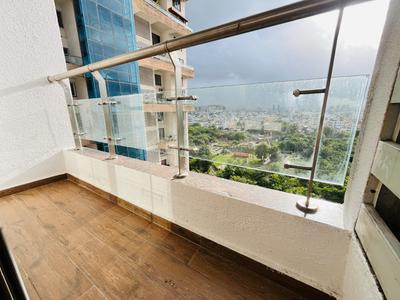 Balcony Image of 1050 Sq.ft 2 BHK Apartment / Flat for rent in Raja Bahadur Pittie Kourtyard D Tower, Kharadi Pune for Rs. 41000