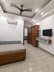 Bedroom Image of 669 Sq.ft 1 BHK Builder Floor for rent in Sector 40 Gurgaon for Rs. 26000