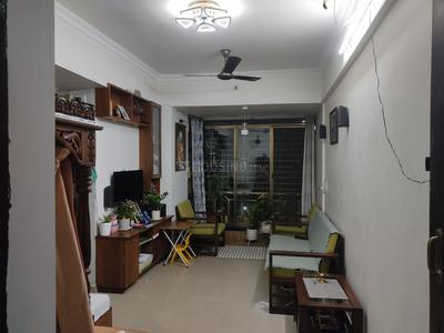 Hall Image of 750 Sq.ft 1 BHK Apartment / Flat for rent in Newa Garden, Airoli Navi Mumbai for Rs. 33000