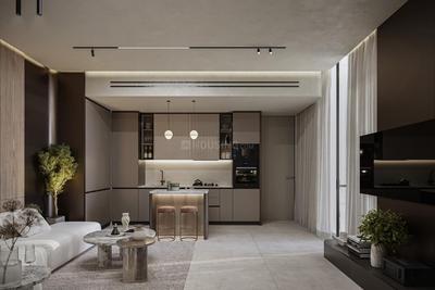 Kitchen Image of 710 Sq.ft 1 BHK Apartment / Flat for sale in Downtown Jabel Ali Dubai for Rs. 32178257