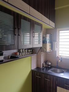 Kitchen Image of 700 Sq.ft 1 BHK Apartment / Flat for sale in Parishram Surabhi, Ghatlodiya Ahmedabad for Rs. 3000000