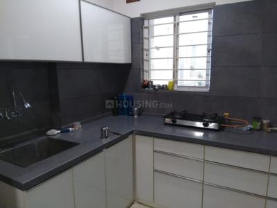Kitchen Image of 1200 Sq.ft 3 BHK Penthouse for rent in Bhayli Vadodara for Rs. 22000