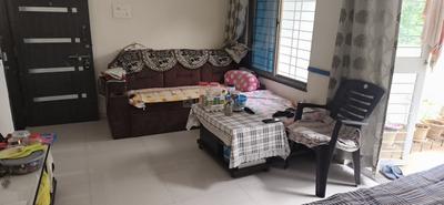 Living Room Image of 700 Sq.ft 2 BHK Apartment / Flat for sale in Pride Silver Crest Phase II Building B, Wakad Pune for Rs. 7500000