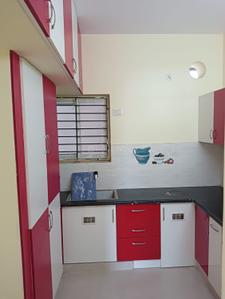 Kitchen Image of 735 Sq.ft 2 BHK Apartment / Flat for sale in Thirumullaivoyal Chennai for Rs. 4300000
