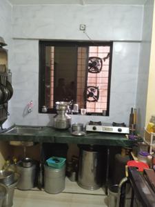 Kitchen Image of 540 Sq.ft 1 BHK Apartment / Flat for sale in Thane West Thane for Rs. 3200000