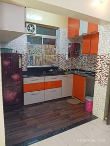 Kitchen Image of 1111 Sq.ft 2 BHK Apartment / Flat for rent in Unimark Srijan Heritage Enclave, Kaikhali Kolkata for Rs. 30000