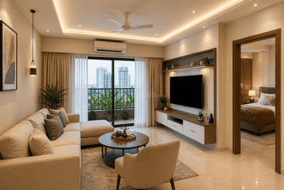 Image of 1362 Sq.ft 2 BHK Apartment / Flat for sale in Saanvi Nirman Springs, Vasna, Ahmedabad for Rs. 6000000