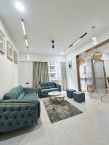 Living Room Image of 2412 Sq.ft 3 BHK Apartment / Flat for rent in Saamarth H7, PDPU Road Gandhinagar for Rs. 55000