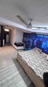Bedroom Image of 500 Sq.ft 1 RK Builder Floor for rent in Lajpat Nagar New Delhi for Rs. 28000