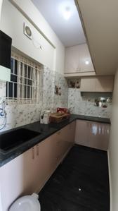 Kitchen Image of 650 Sq.ft 1 BHK Builder Floor for rent in Mahadevapura Bengaluru for Rs. 27000
