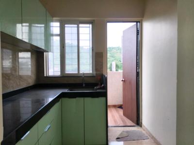 Kitchen Image of 623 Sq.ft 1 BHK Apartment / Flat for rent in VTP Leonara H Building, Mahalunge Pune for Rs. 23000