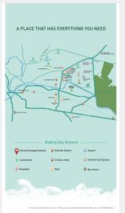 Image of 850 Sq.ft 3 BHK Apartment / Flat for sale in Godrej Sky Greens, Manjari Khurd, Pune for Rs. 10800000
