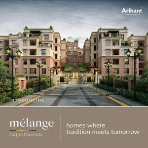 Image of 1583 Sq.ft 3 BHK Apartment / Flat for sale in Arihant Melange, Saligramam, Chennai for Rs. 22646153